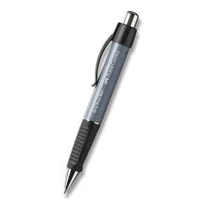 Kugelschreiber Faber-Castell Grip Plus Ball 1407 grau